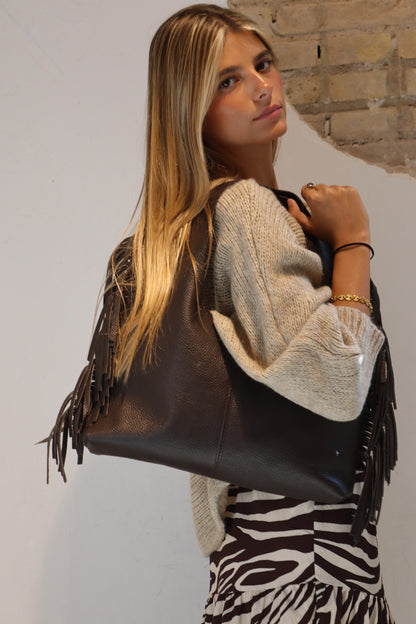 BOLSO SHOPPING MARRÓN