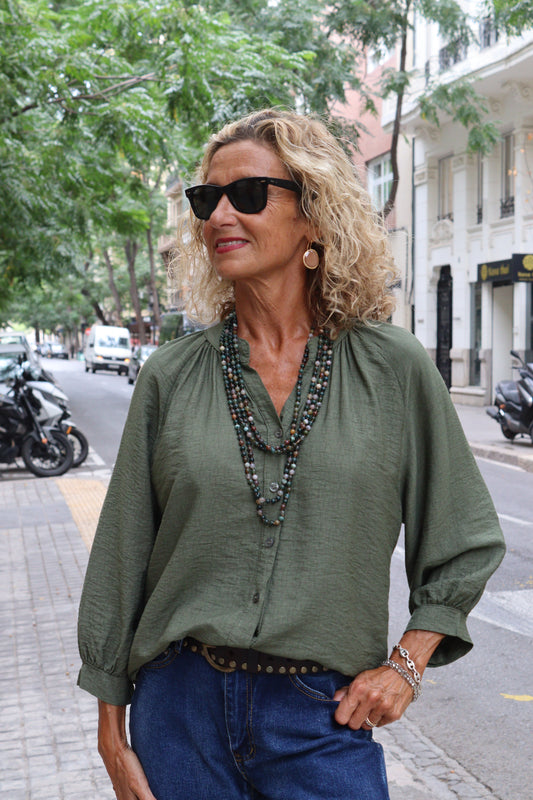CAMISA LUISA VERDE