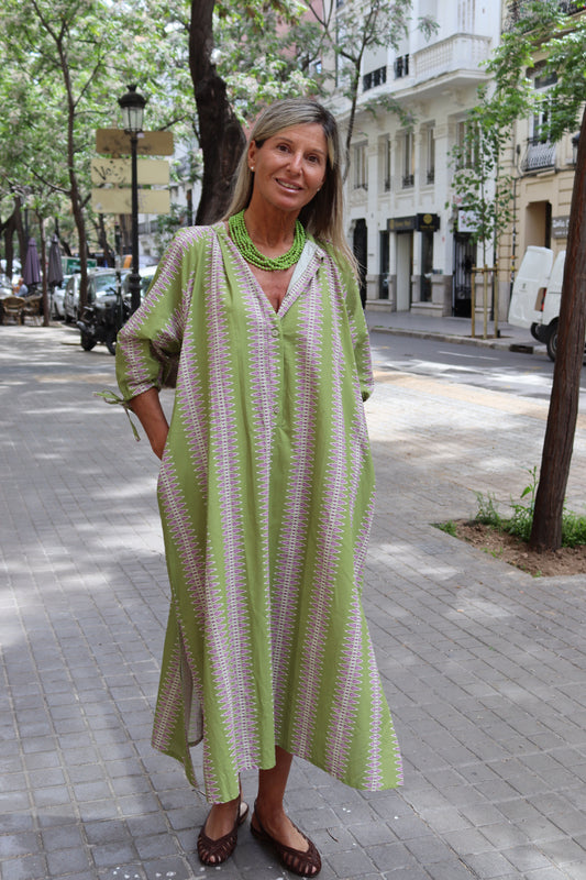 VESTIDO GELA PISTACHO