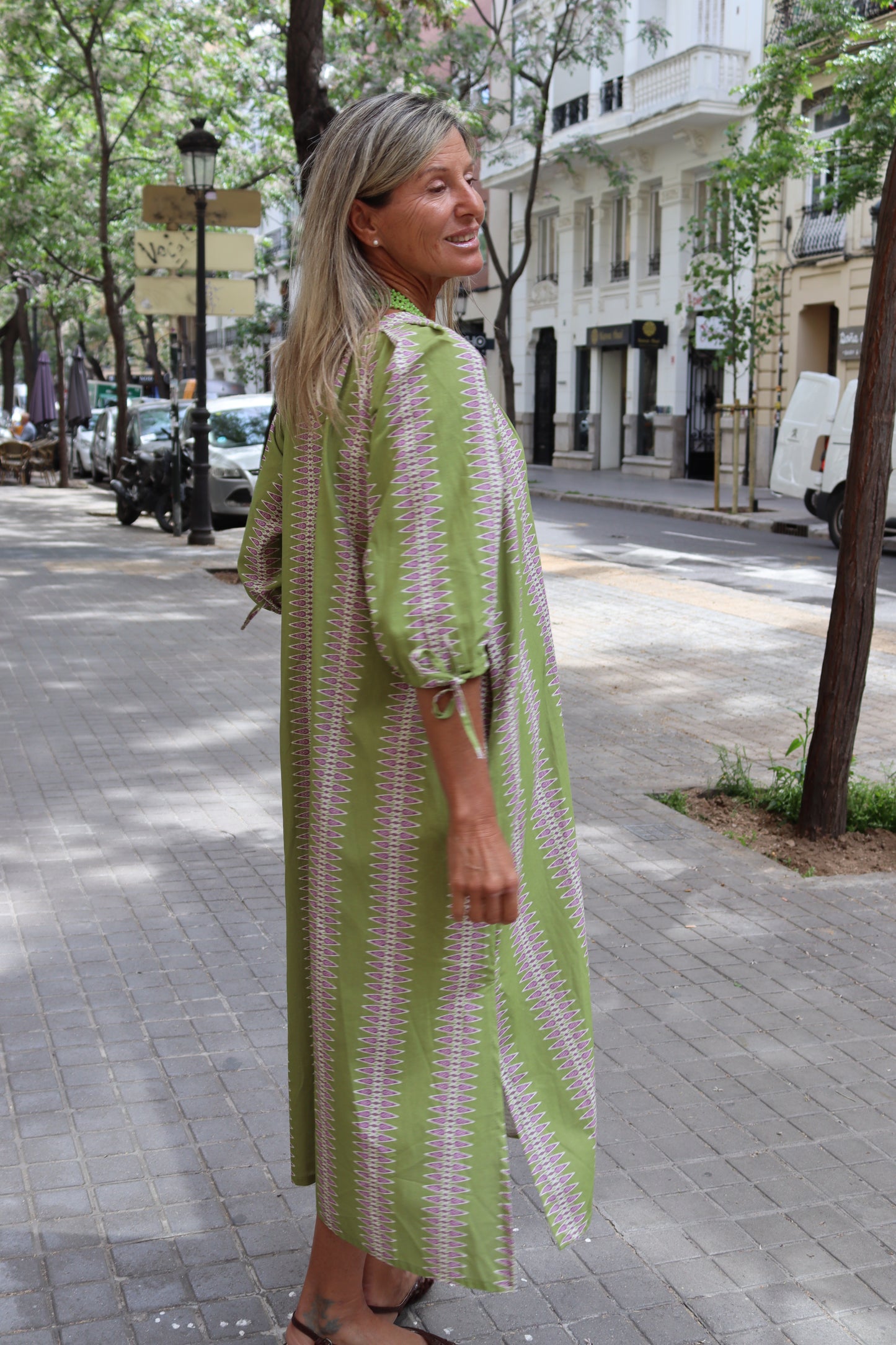 VESTIDO GELA PISTACHO