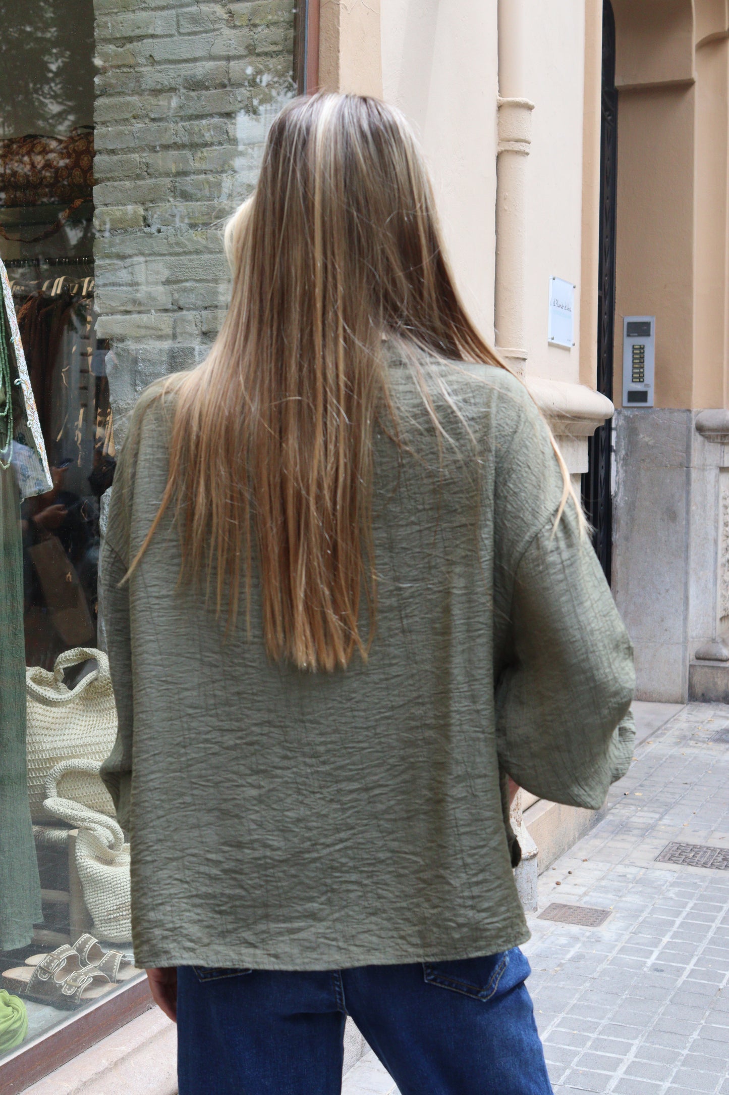 CAMISA JAPONESA VERDE