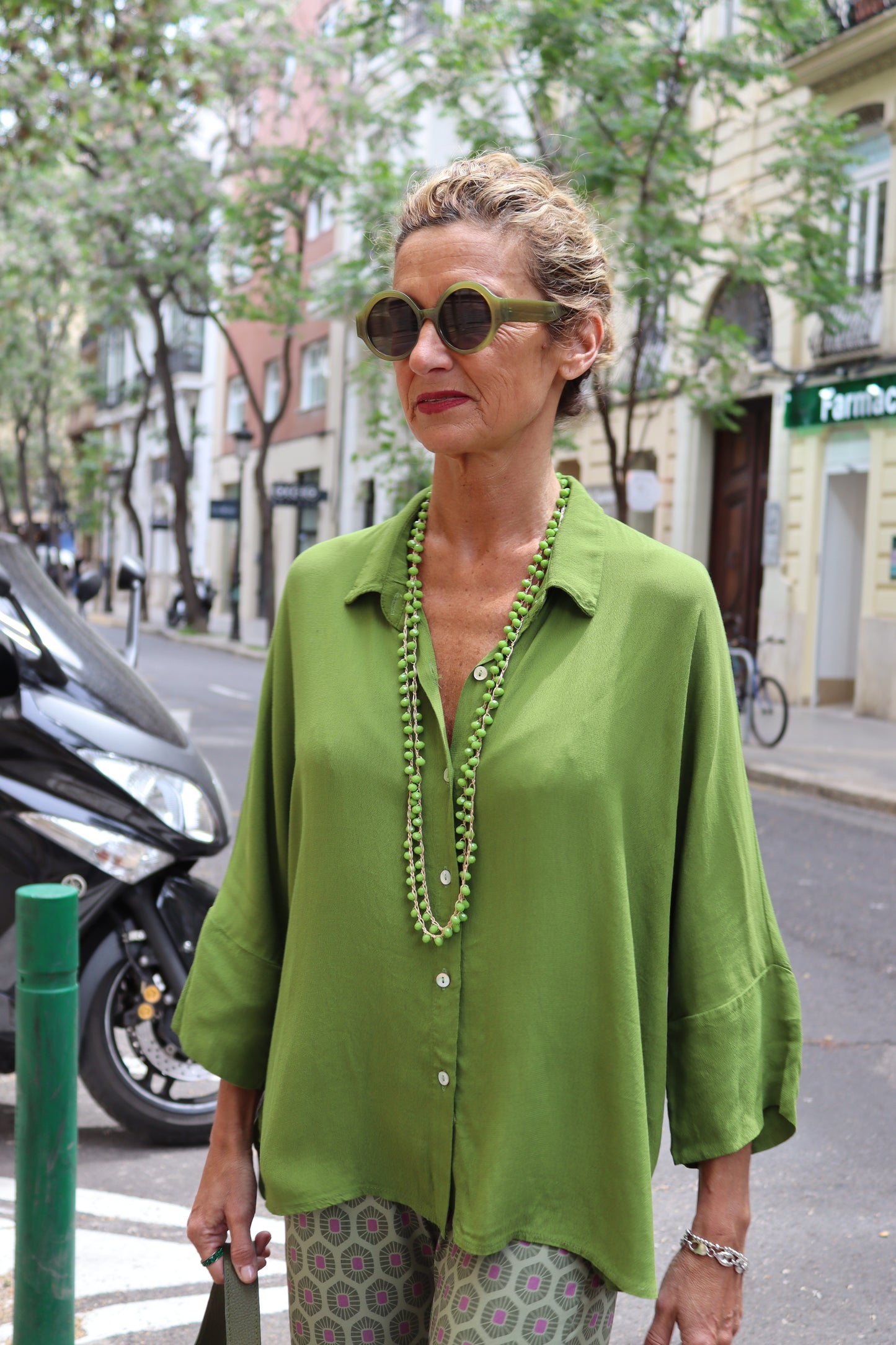 CAMISA PALOMA PISTACHO