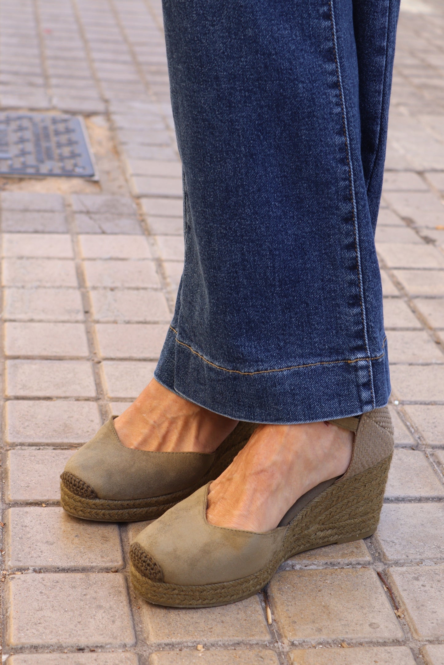 ALPARGATA CUÑA DALIA VERDE