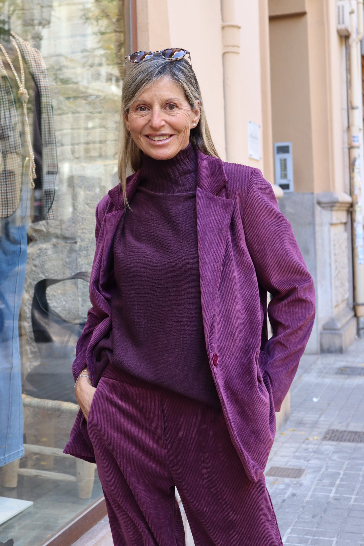 AMERICANA PANA OLIVIA BERENJENA