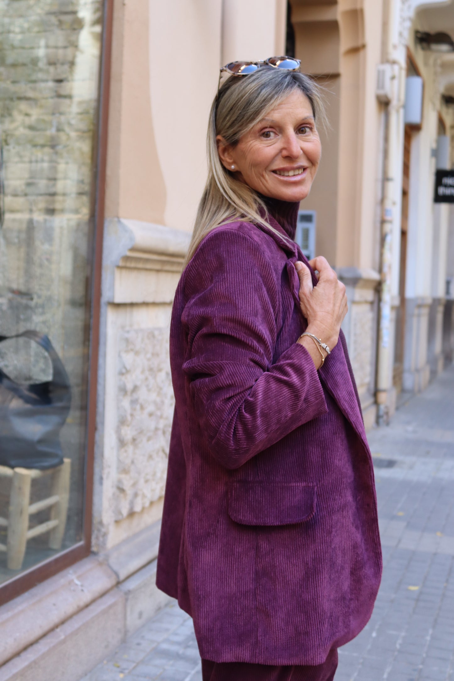 AMERICANA PANA OLIVIA BERENJENA