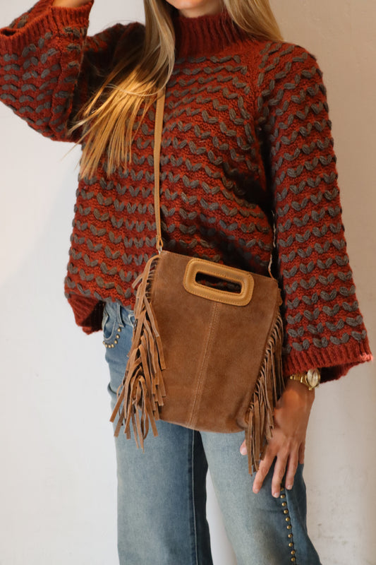 BOLSO FLECOS CAMEL
