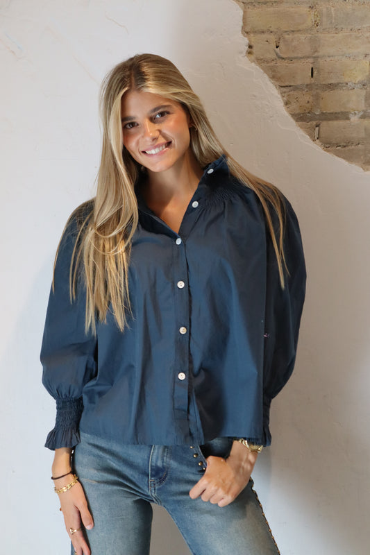CAMISA CHLOE PETROLEO