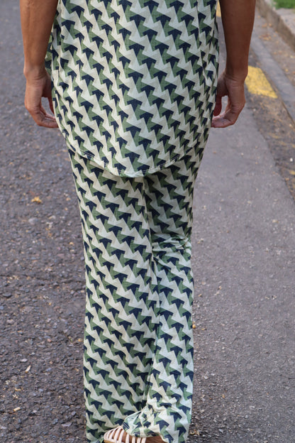 PANTALON TERE CAMPANA VERDE