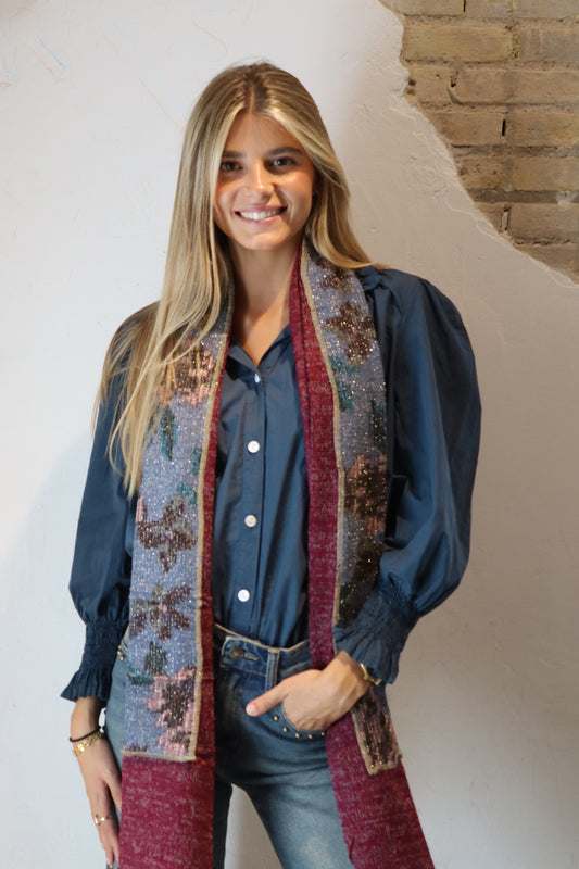 BUFANDA SOPHIE BUGANVILLA