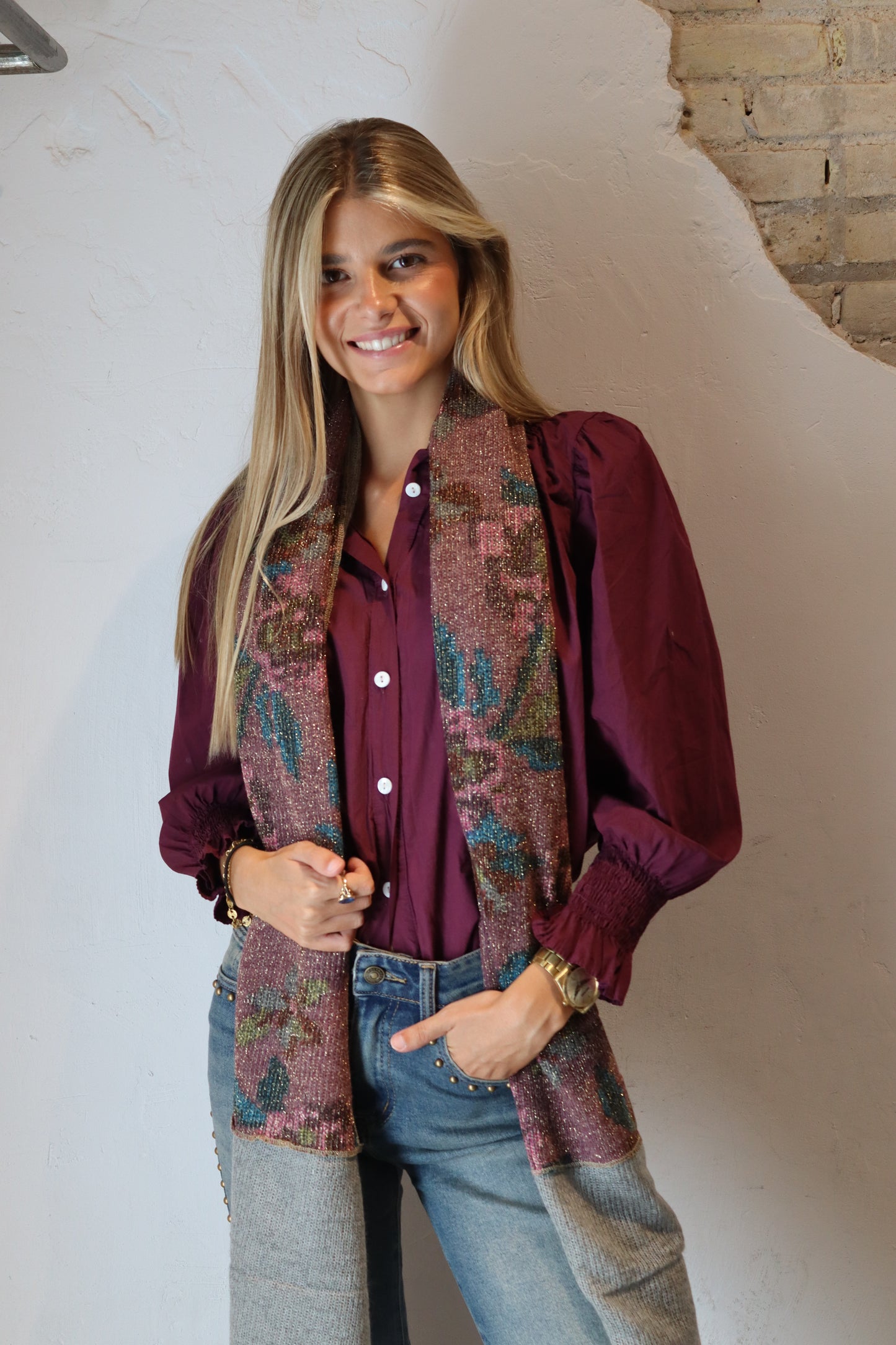 BUFANDA SOPHIE GRIS