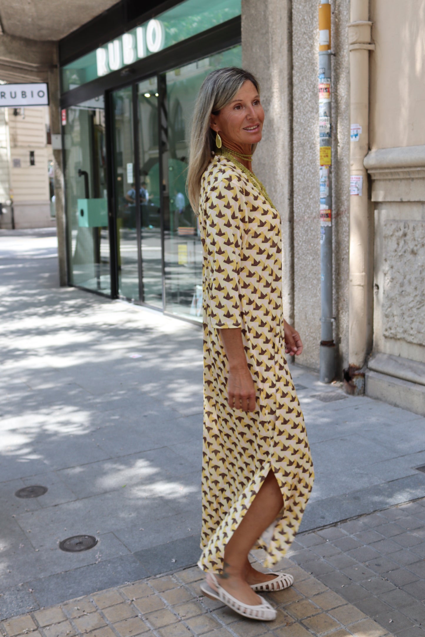 VESTIDO TERE MOSTAZA