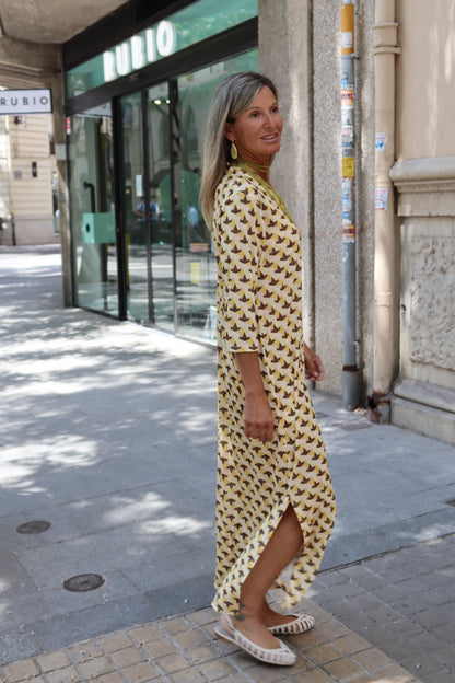 VESTIDO TERE MOSTAZA