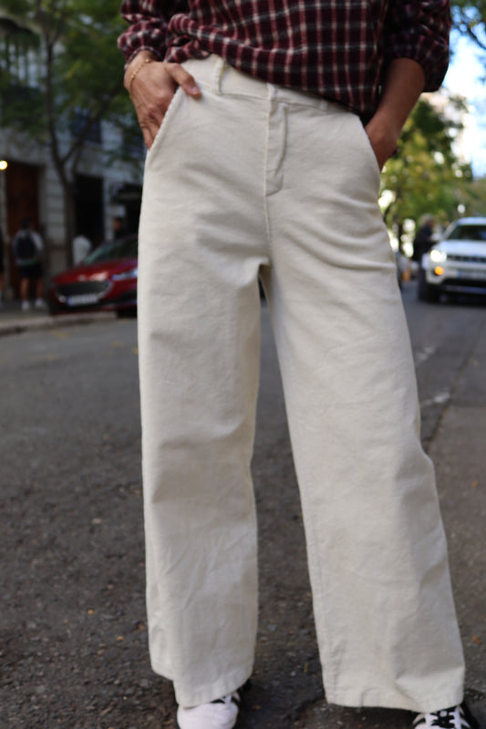 PANTALÓN PANA CRUDO