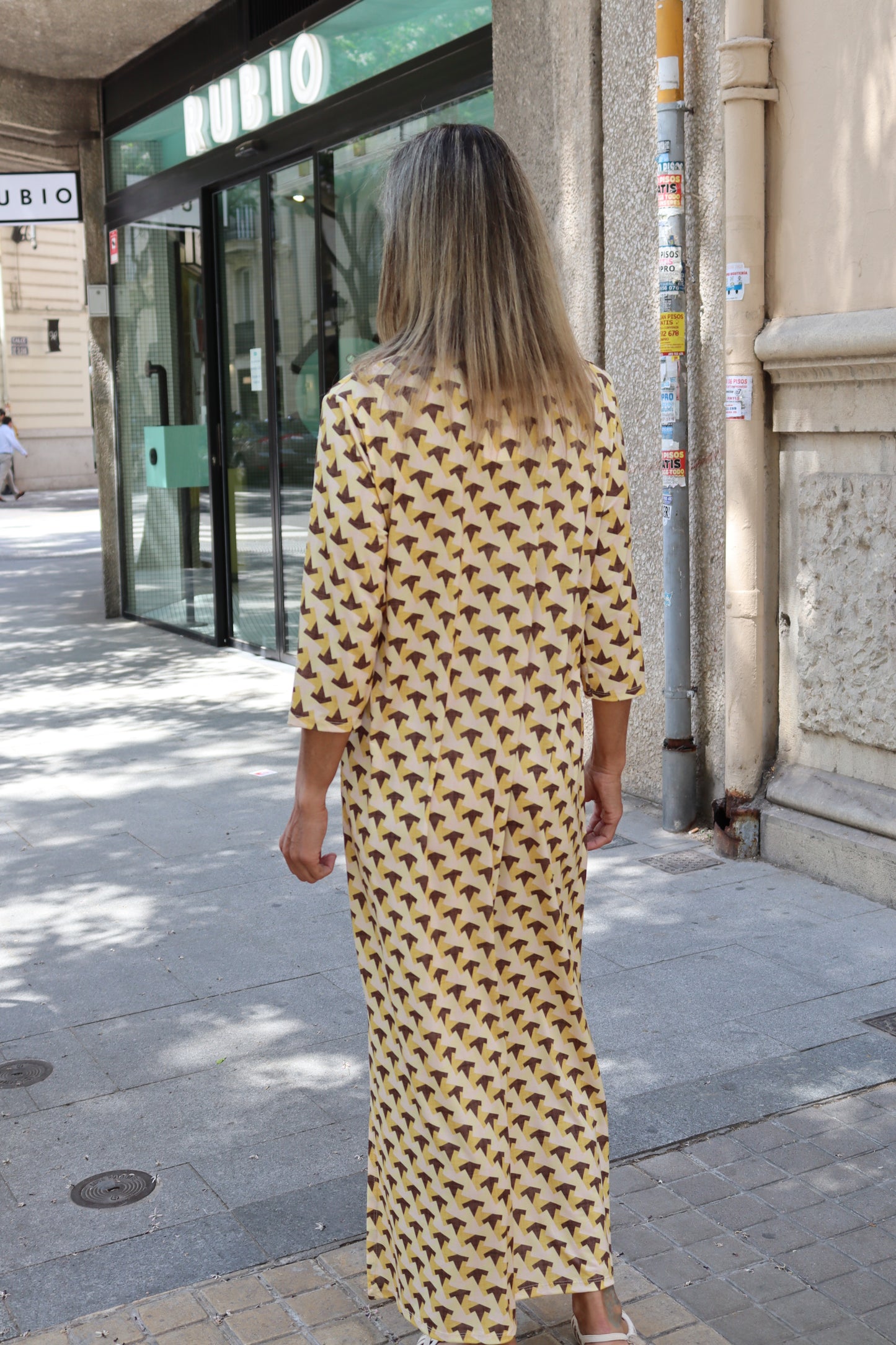 VESTIDO TERE MOSTAZA