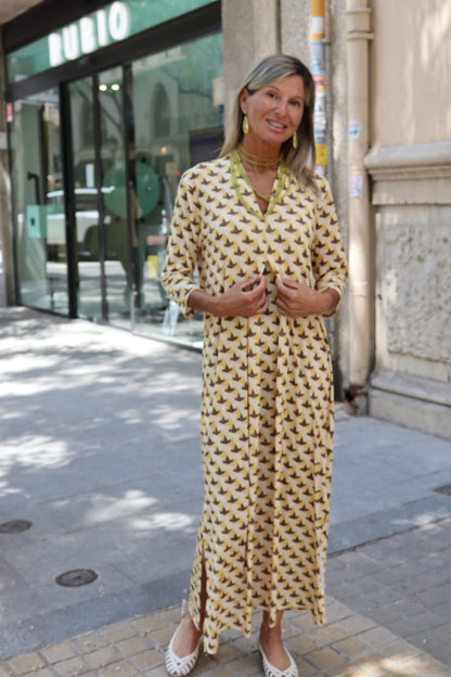 VESTIDO TERE MOSTAZA