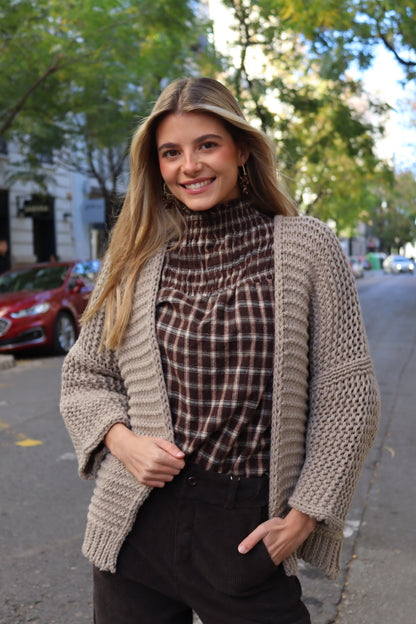 CHAQUETA SILVIA BEIGE