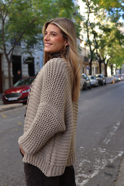 CHAQUETA SILVIA BEIGE