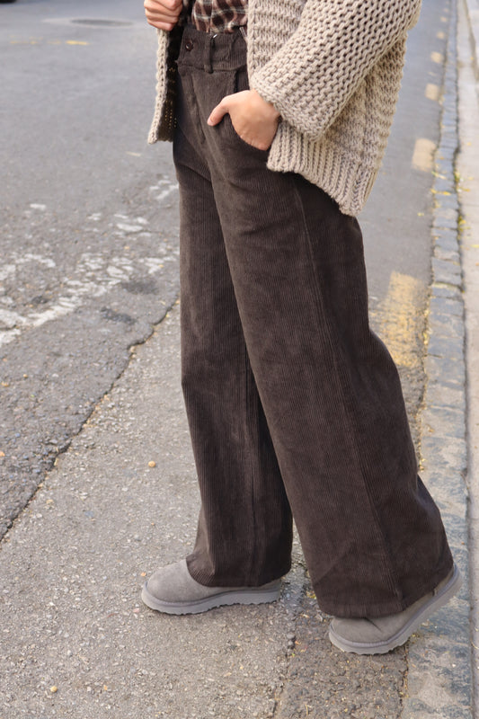 PANTALÓN PANA CHOCOLATE