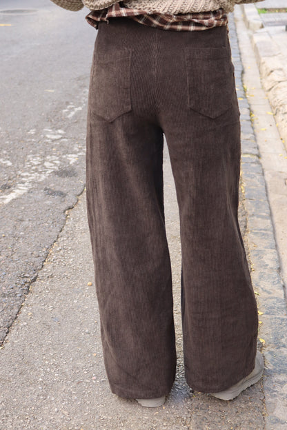 PANTALÓN PANA CHOCOLATE