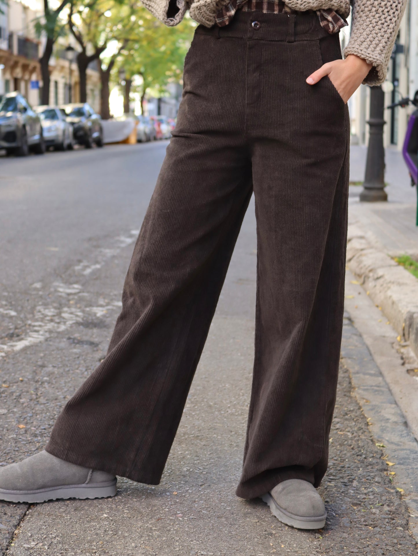 PANTALÓN PANA CHOCOLATE