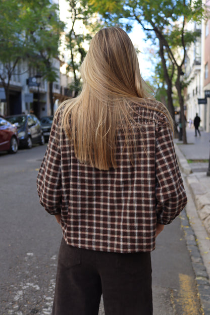 CAMISA PAULA CHOCOLATE