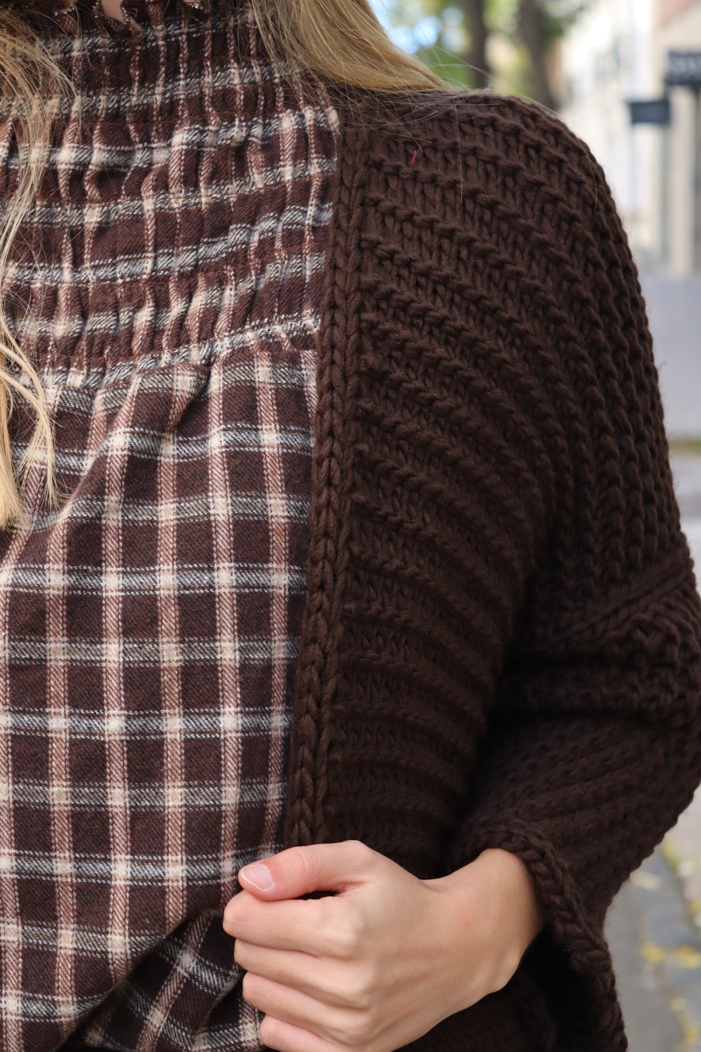 CHAQUETA SILVIA CHOCOLATE