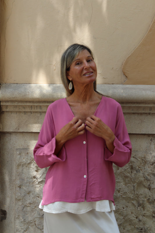 CAMISA ISA ROSA