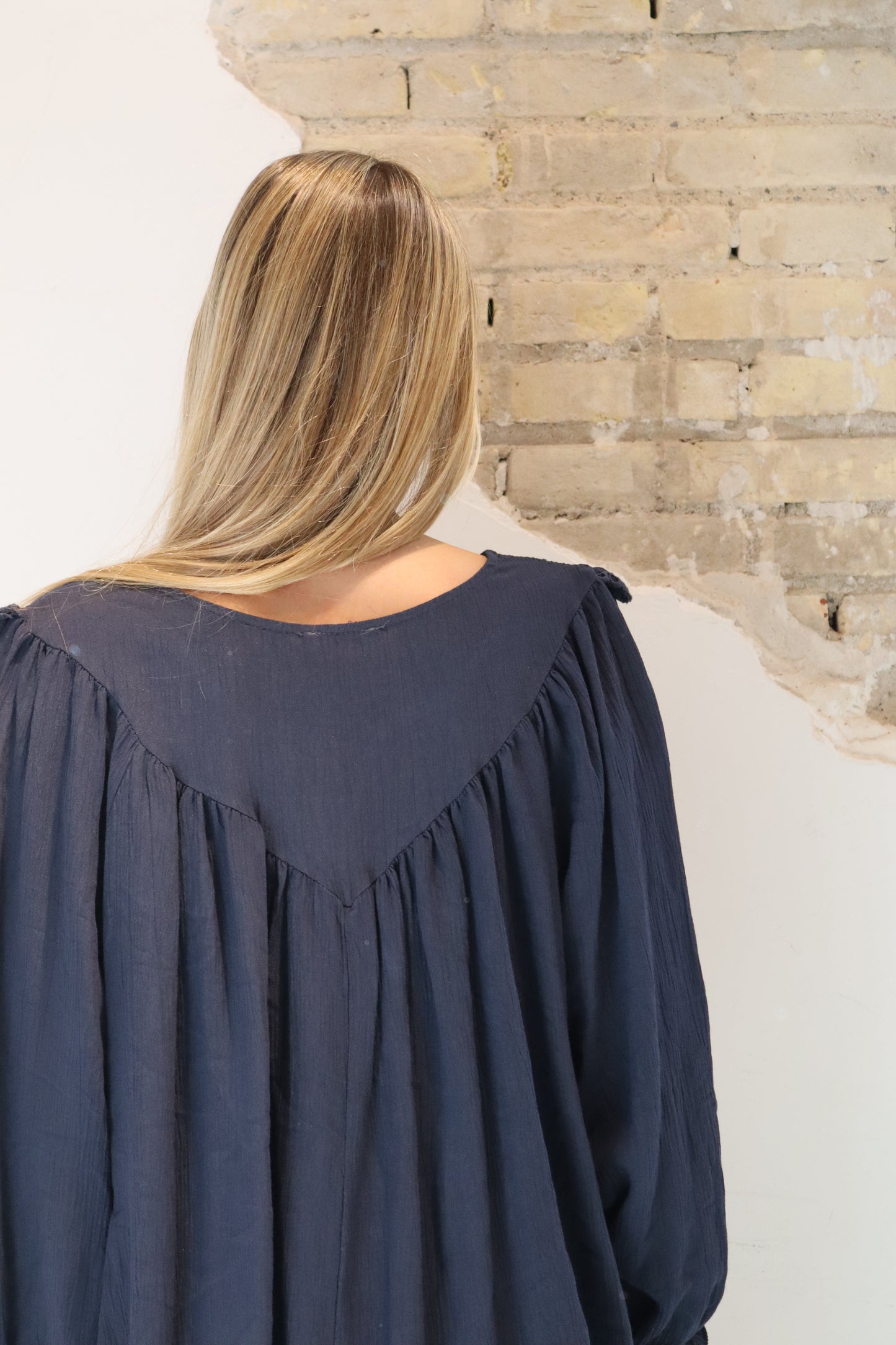 CAMISA EVA AZUL MARINO
