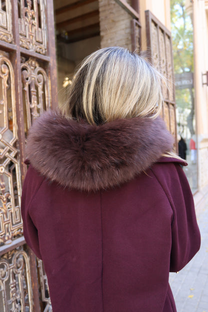 CUELLO FLECOS BERENJENA