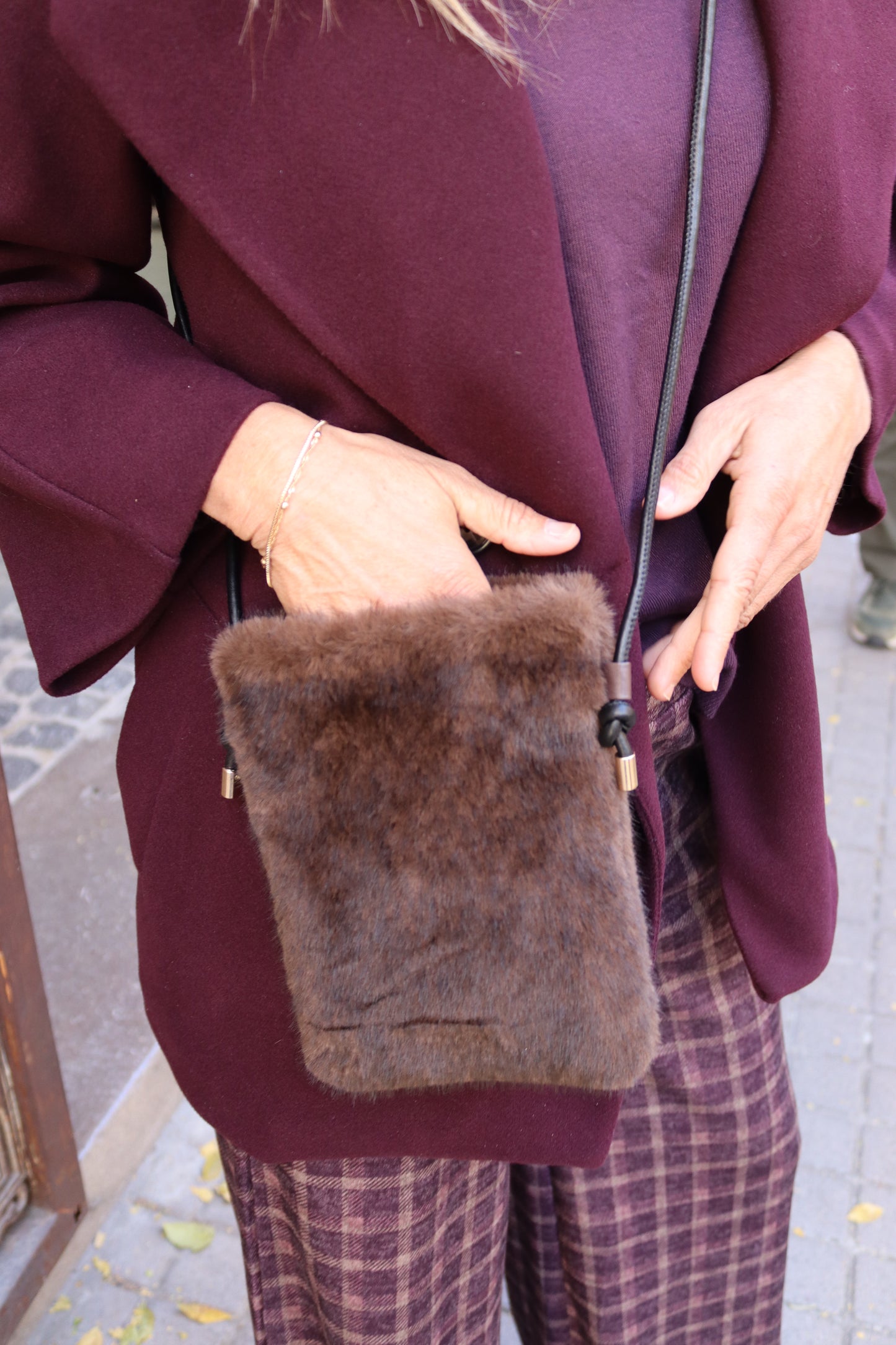 BANDOLERA LUISA CHOCO