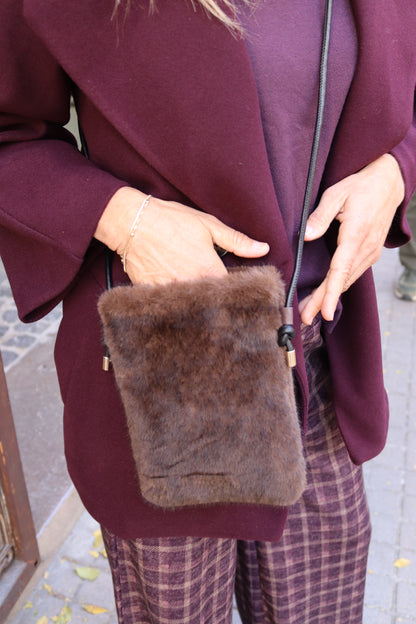 BANDOLERA LUISA CHOCO