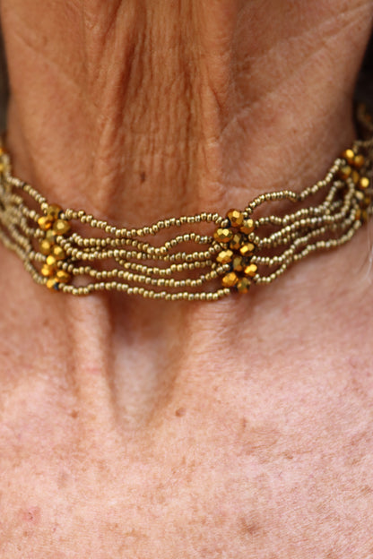 CHOKER DORADO