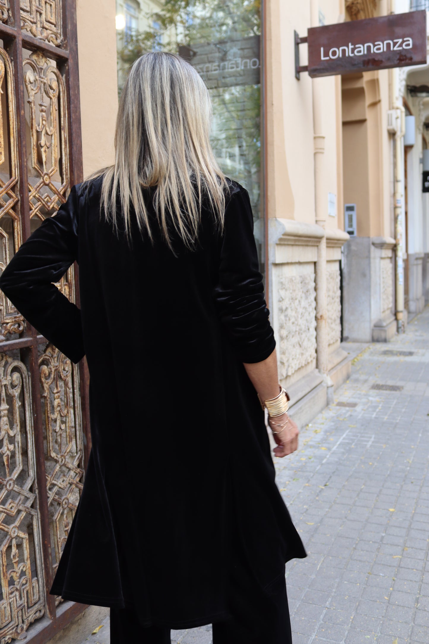 KIMONO TERCIOPLEO NEGRO