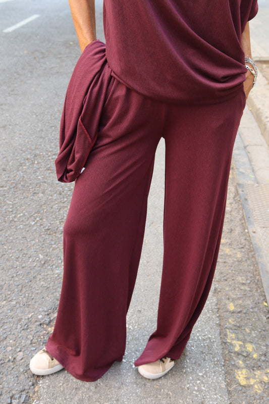PANTALÓN GEMA BURDEOS