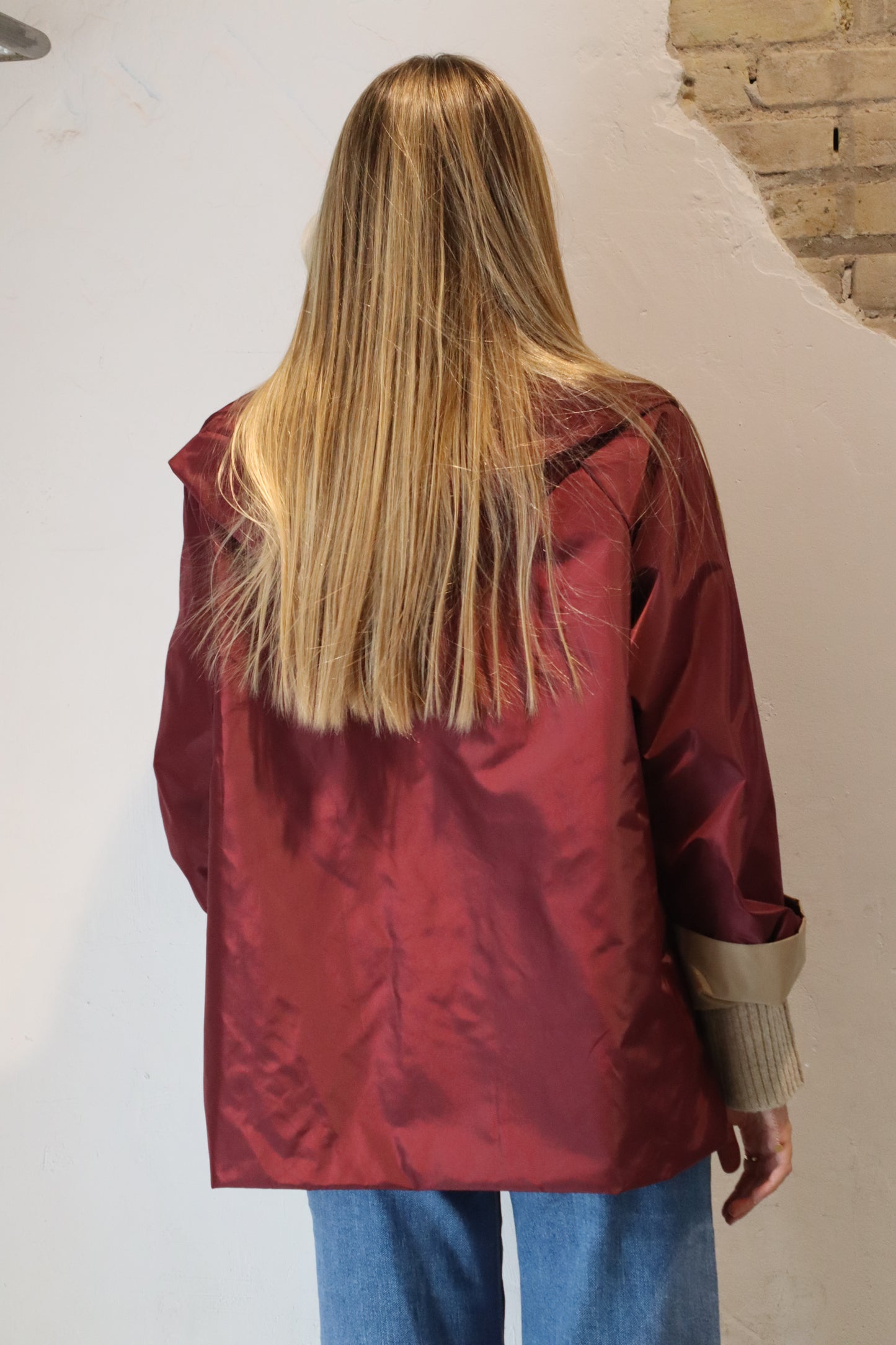 PARKA CAPUCHA VINO