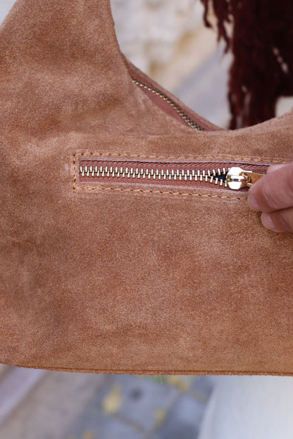 BOLSO TACHUELAS CAMEL