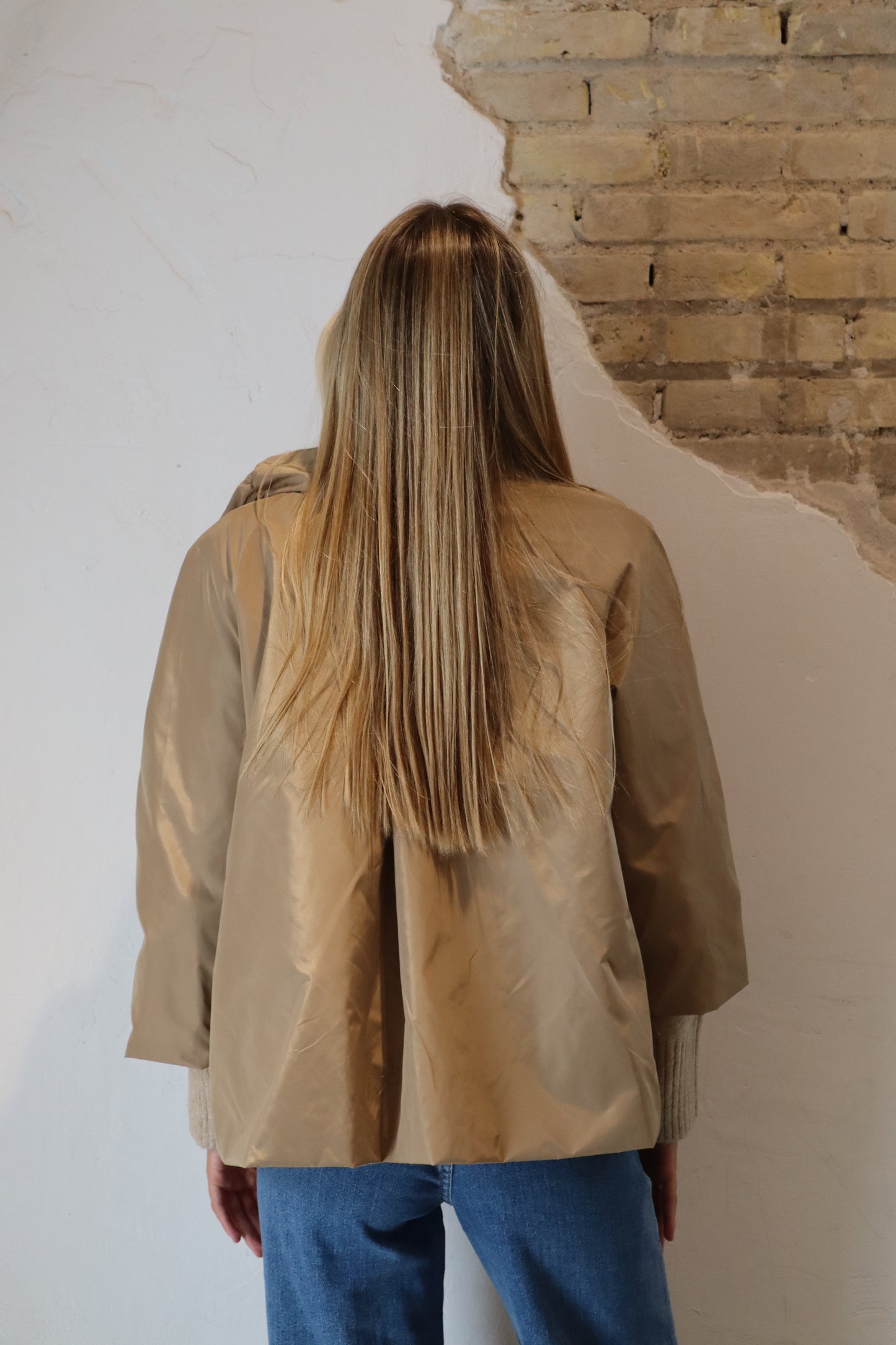 PARKA CORTA CAMEL