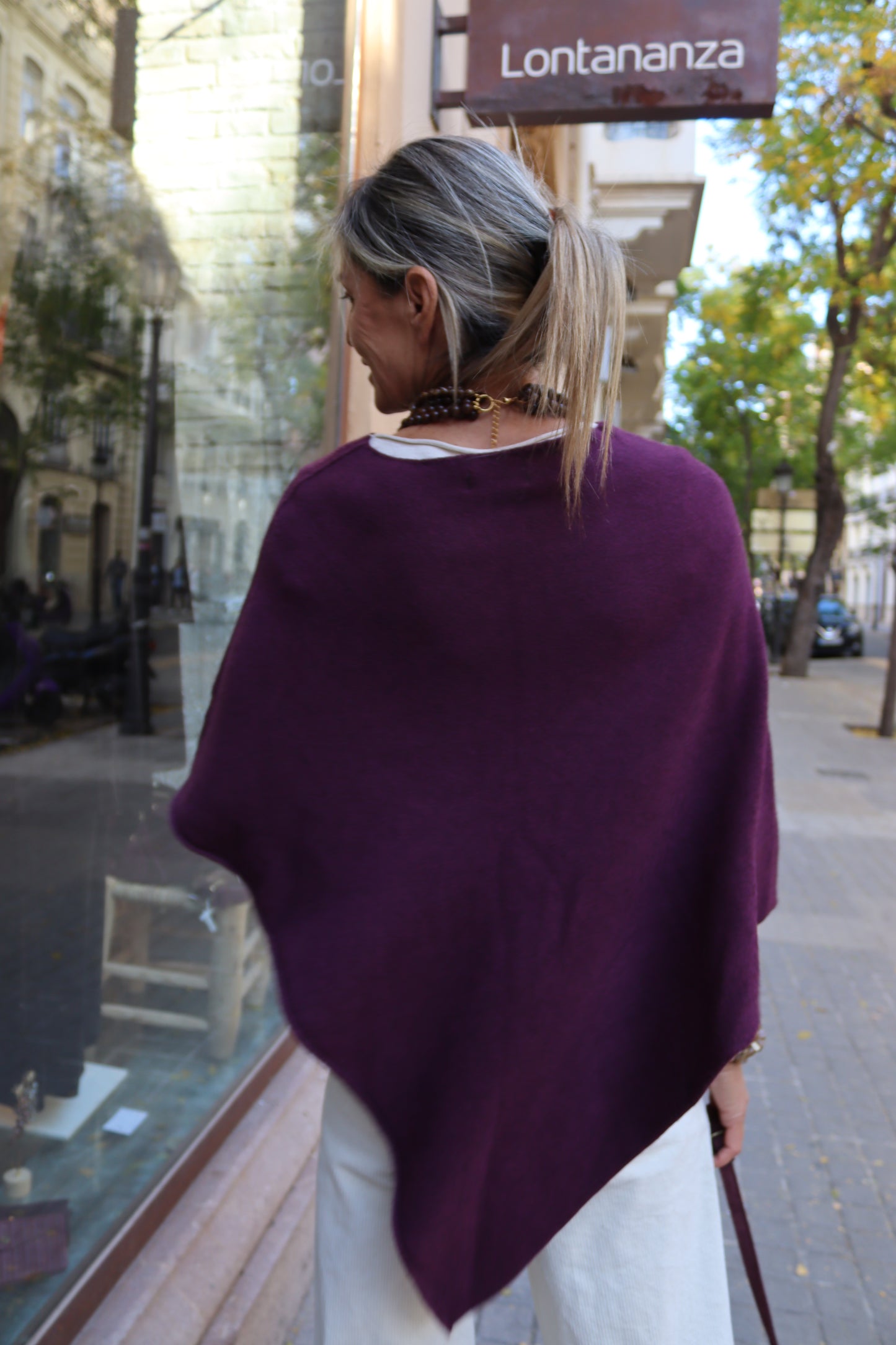 PONCHO LETI BERENJENA