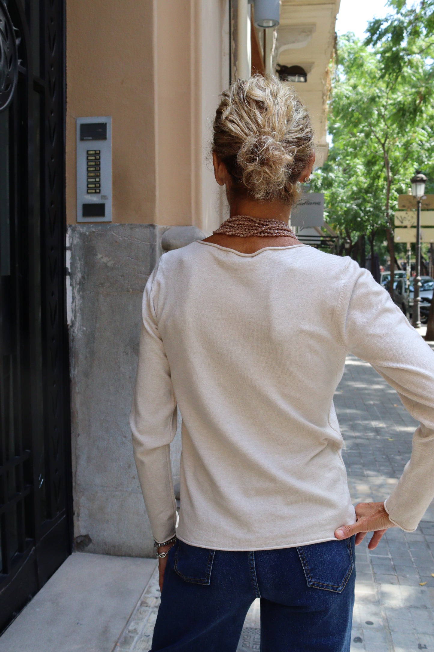 JERSEY BASICO BEIGE
