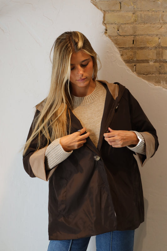 PARKA CAPUCHA CHOCOLATE