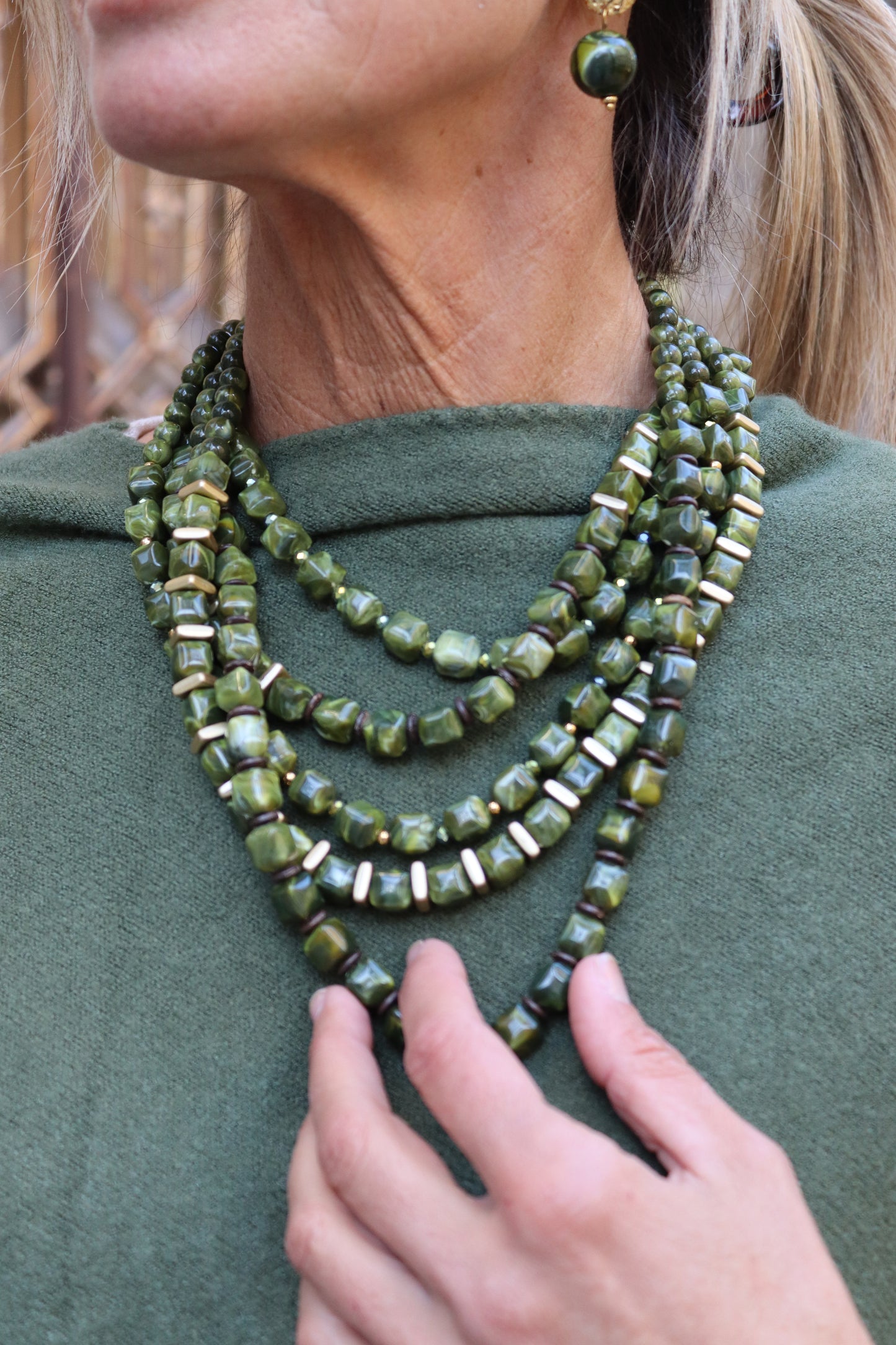 COLLAR INMA VERDE