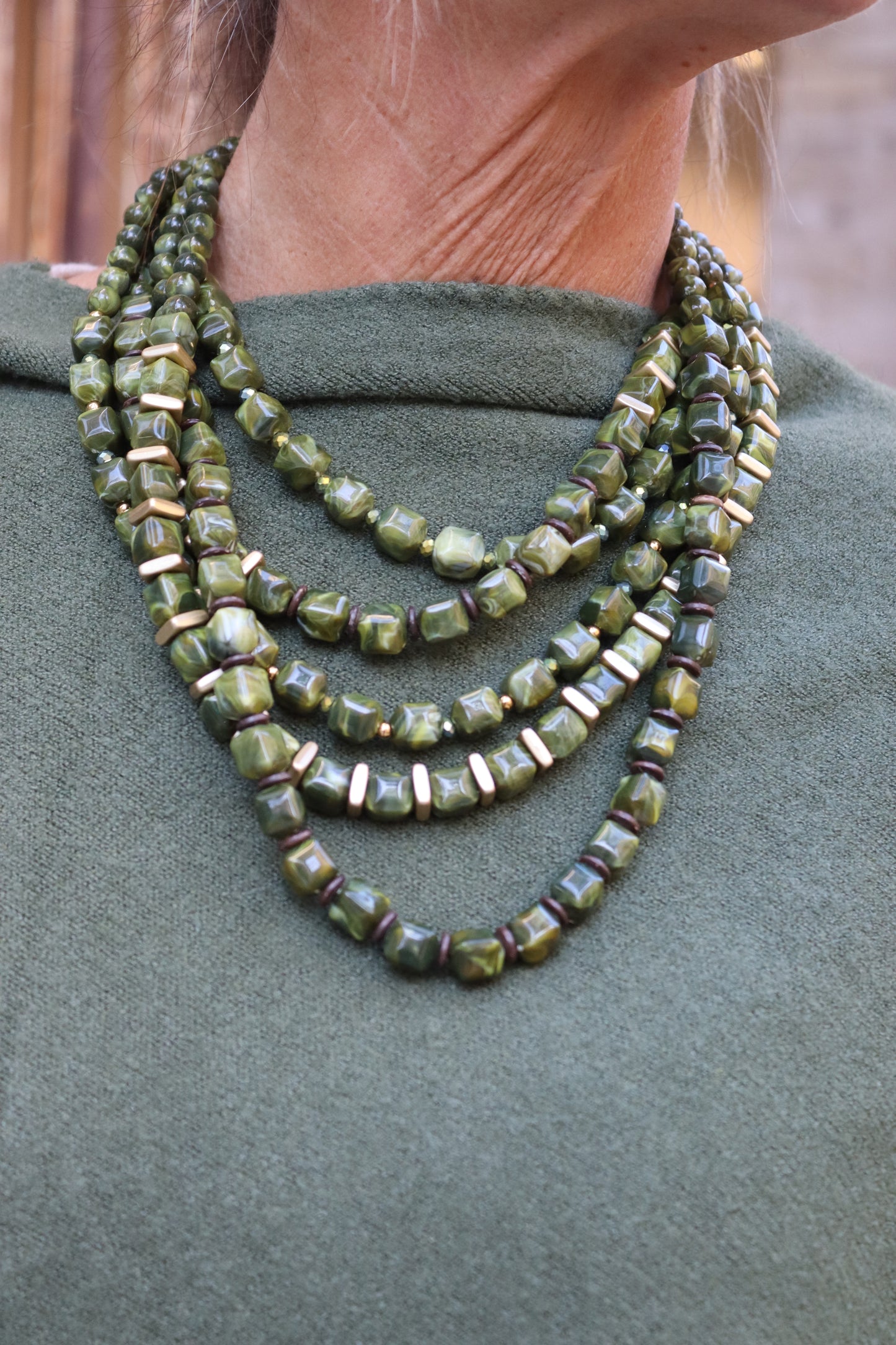 COLLAR INMA VERDE