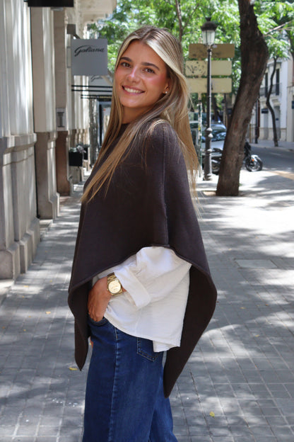 PONCHO PAULA CHOCOLATE