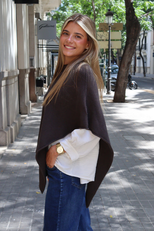 PONCHO PAULA CHOCOLATE