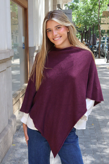 PONCHO PAULA BERENJENA