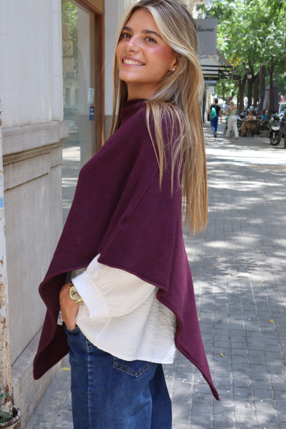 PONCHO PAULA BERENJENA