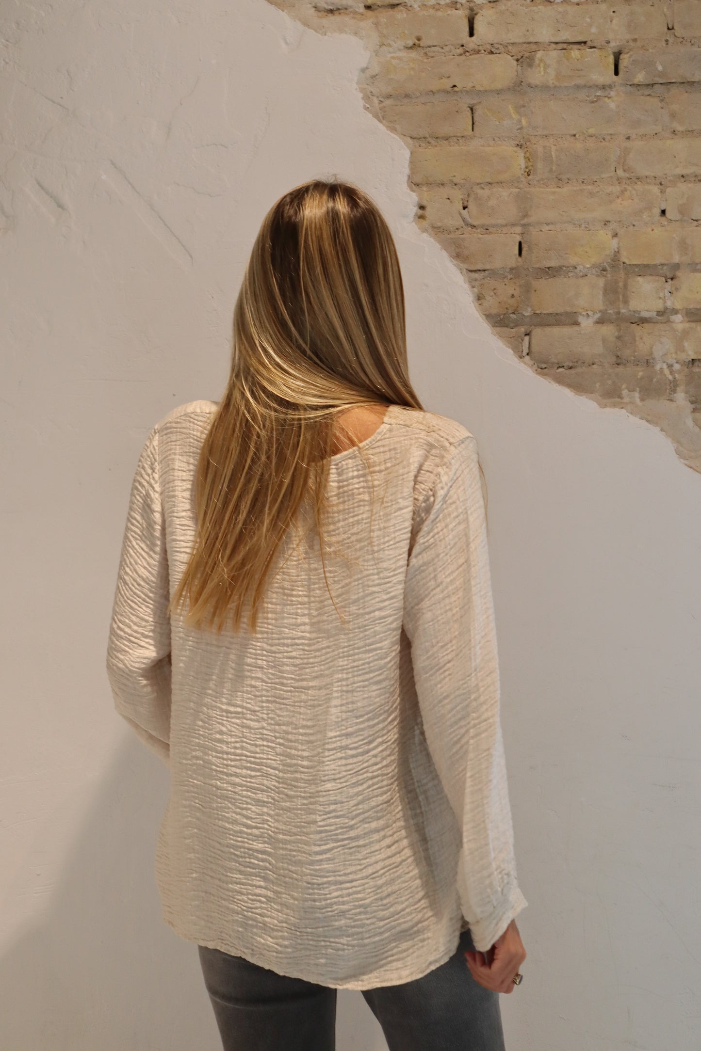 CAMISA CRIS BEIGE