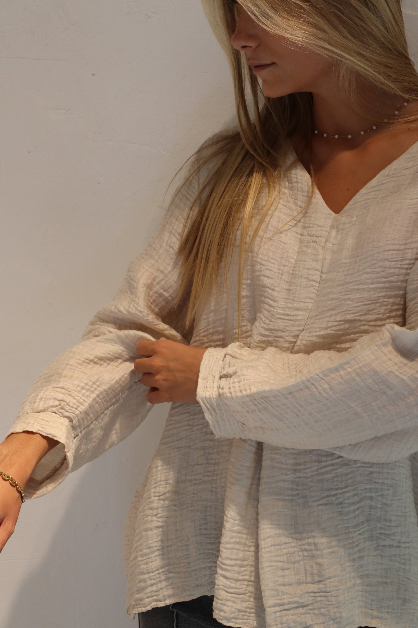 CAMISA CRIS BEIGE