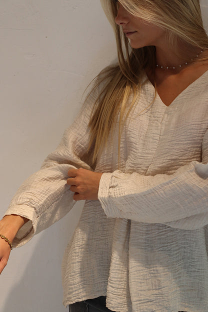 CAMISA CRIS BEIGE