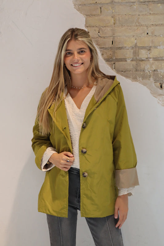 PARKA CAPUCHA PISTACHO